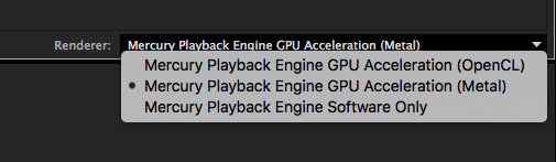 Premiere pro cheap cuda vs opencl